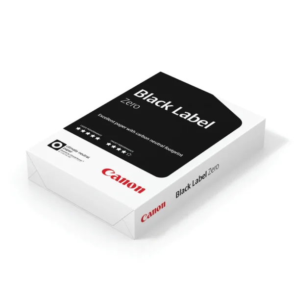 Canon Black Label Zero A4 75gsm Carbon Neutral White Paper (Pack of 2500)