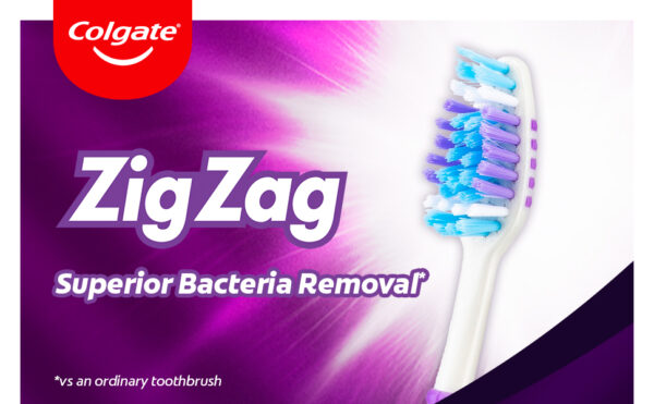 COLGATE TOOTHBRUSH ZIGZAG MEDIUM SINGLES