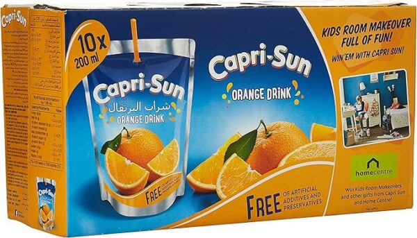 Capri Sun 200 ml ORANGE FRUIT JUICE DRINK