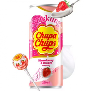 Chupa Chups Strawberry&Cream 250ml ZERO Sugar