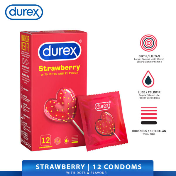 Durex Strawberry 12pk