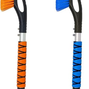 EcoNour 27" Car Snow Brush and Ice Scrapers for Car Windshield (2 Pack) Snow Scraper