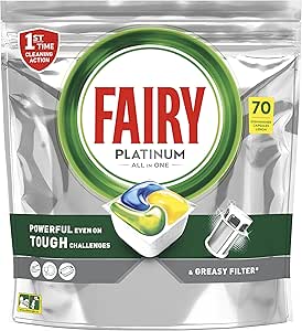 FAIRY Platinum dishwasher capsules 70’