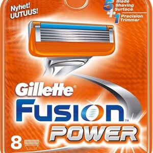 GILLETTE BLADES FUSION POWER 8S - EUROPEAN