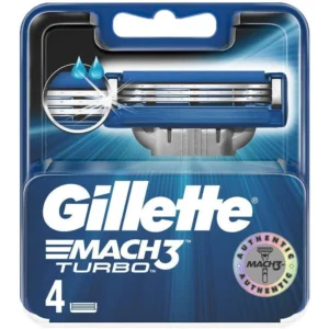 GILLETTE BLADES TURBO 4S CARTRIDGES - UK