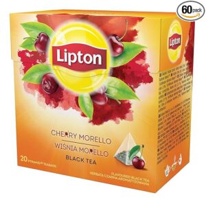 Lipton Cherry Morello 20 Pyramid Teabags for Sale