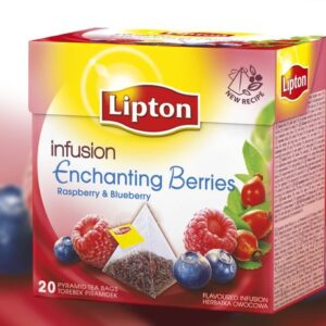 Lipton Enchanted Berries 20 Pyramid Teabags for Sale