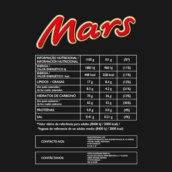 Mars Single Bar 51g